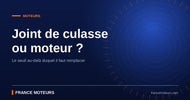 Plan de joint de culasse contrôlé après surchauffe pour arbitrer un remplacement moteur
