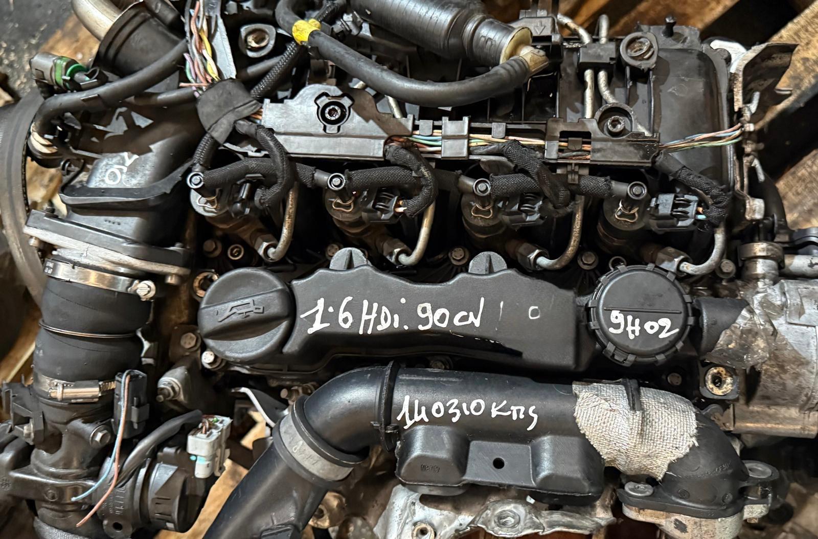 Moteur 9H02 PSA 1.6 HDI 90 – Moteur d’occasion contrôlé pour Peugeot, Citroën et Mini