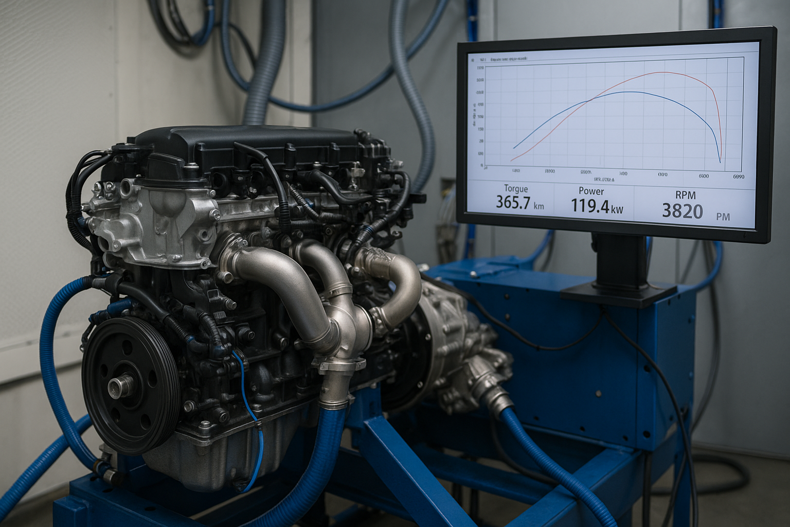 Le banc d’essai final, validation ultime du moteur France Moteurs