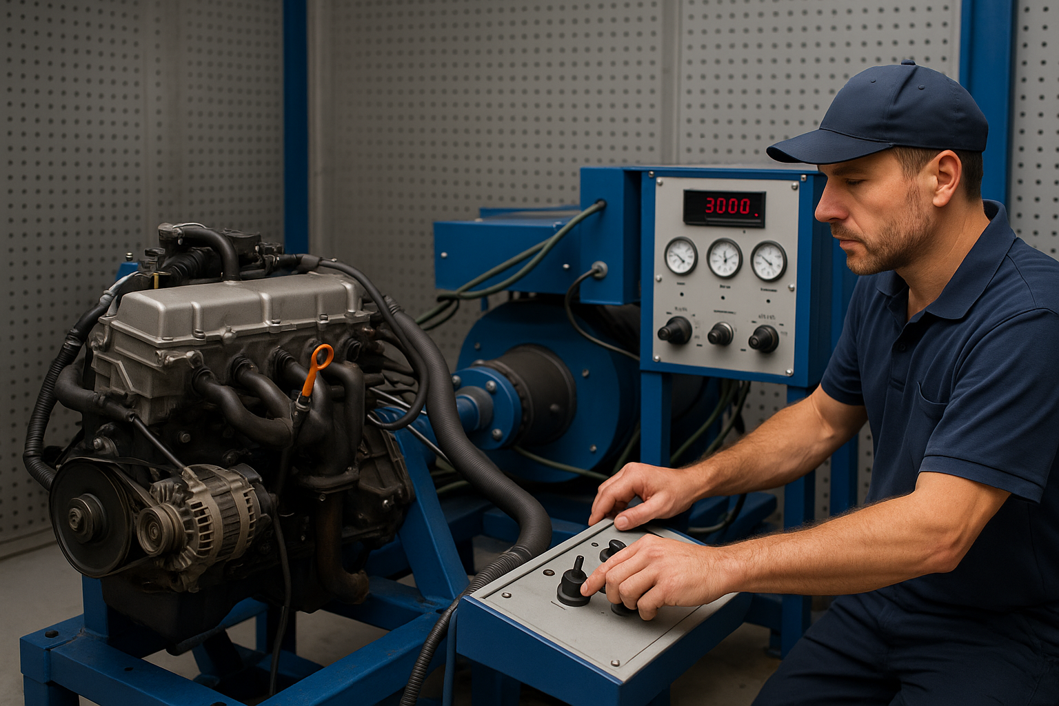 Tests sur banc d’essai : garantir la performance des moteurs reconditionnés