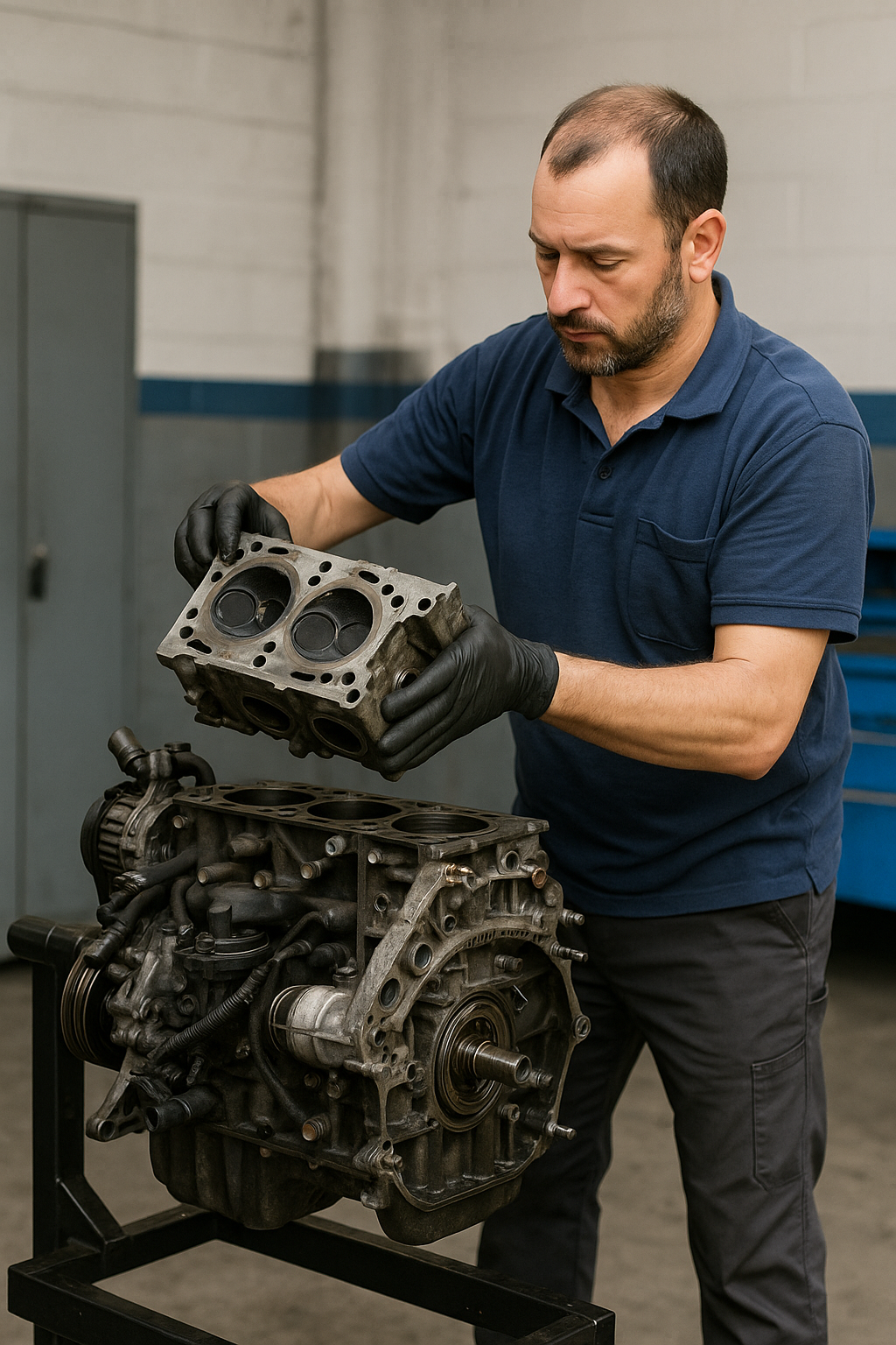 Le démontage complet, première étape du reconditionnement moteur