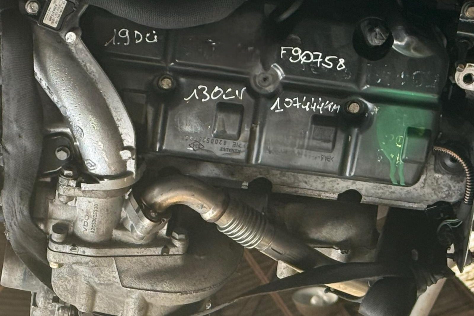 Moteur F9Q758 1.9 dCi 130 Laguna 2 – Moteur d’occasion contrôlé et garanti