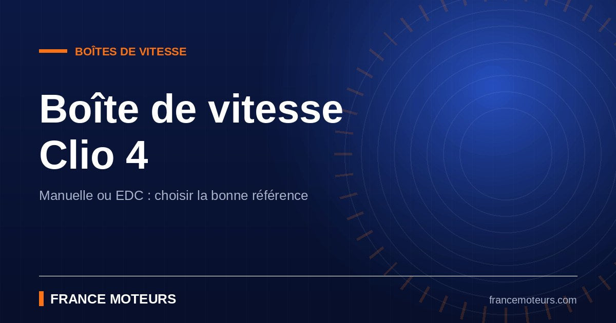 Boîte de vitesse Clio 4 occasion contrôlée en atelier avant expédition