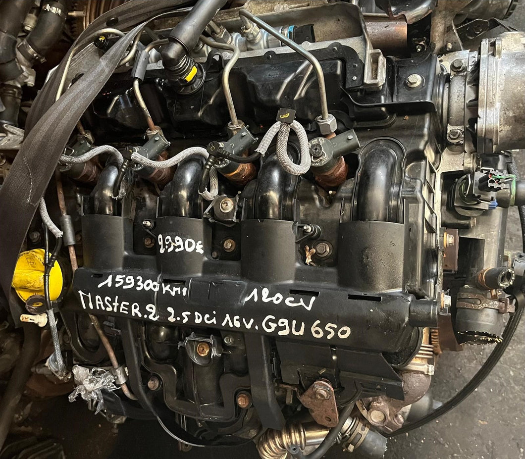 Moteur renault 2.5 dci 120 master g9u650